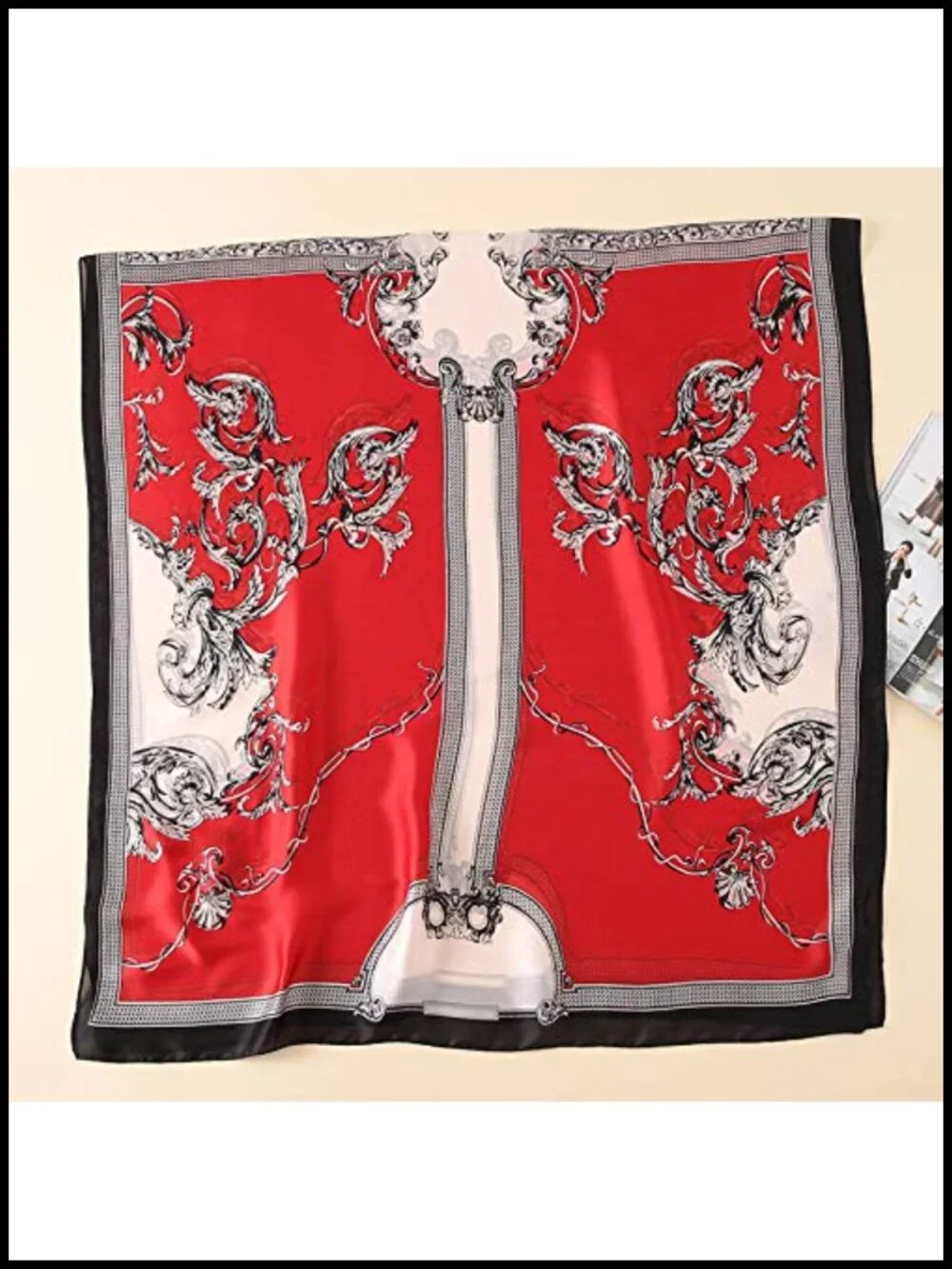 Mulberry Silk Fashion Scarf Long Lightweight Shawl Wrap 70x35 inch